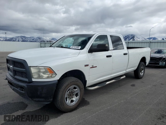 2013 Ram 2500 Tradesman z VIN 3C6TR5HT5DG560300, wystawiony jako Copart lot #44741345 z przebiegiem 213 016 mil mil oraz Szkoda całkowita • Salvage title. Historia ofert i sprzedaży dostępna na DreamBid. Obrazek 1.