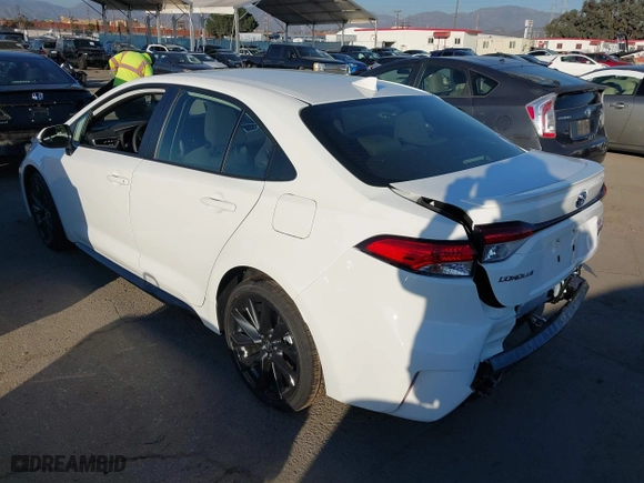 2024 Toyota Corolla Hybrid LE with VIN JTDBCMFE3R3044984, listed as a IAAI auction lot 41593723 with 1,702 mi miles. Bid and sale history available at carsss.com. Image 3.