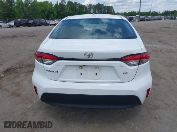 2023 Toyota Corolla LE with VIN 5YFB4MDE7PP068547, listed as a IAAI auction lot 42158965 with 48,735 mi miles. Bid and sale history available at carsss.com. Image 16.