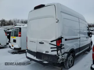 2023 Ford Transit with VIN 1FTBW1XG5PKB36770, listed as a Copart auction lot 44560545 with 191,915 mi miles and Salvage Title. Bid and sale history available at DreamBid. Image 3.