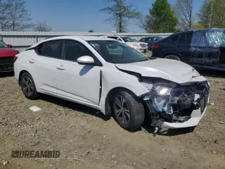2020 Nissan Sentra SV with VIN 3N1AB8CVXLY235958, listed as a Copart auction lot 54628485 with 12,086 mi miles and Clean Title. Bid and sale history available at DreamBid. Image 4.