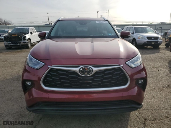 2020 Toyota Highlander XLE with VIN 5TDGZRBH7LS506678, listed as a Copart auction lot 48966645 with 73,176 mi miles and Salvage Title. Bid and sale history available at carsss.com. Image 5.
