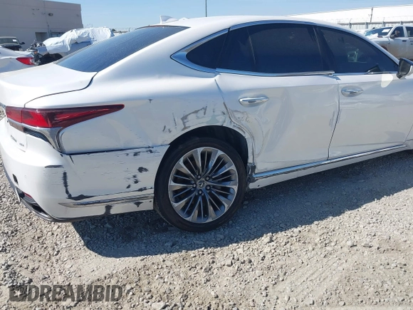 2018 Lexus LS with VIN JTHC51FF0J5001992, listed as a IAAI auction lot 41785989 with 53,957 mi miles. Bid and sale history available at carsss.com. Image 6.