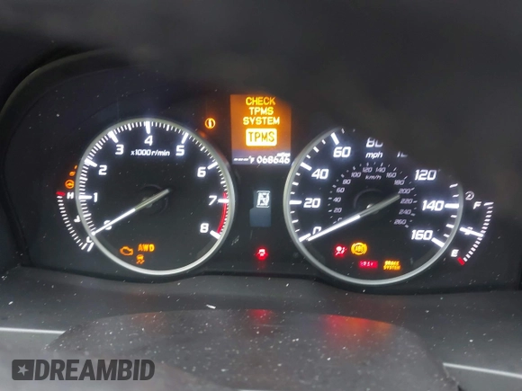 2016 Acura RDX Tech Pkg with VIN 5J8TB4H59GL016741, listed as a IAAI auction lot 41145005 with 68,646 mi miles. Bid and sale history available at carsss.com. Image 7.