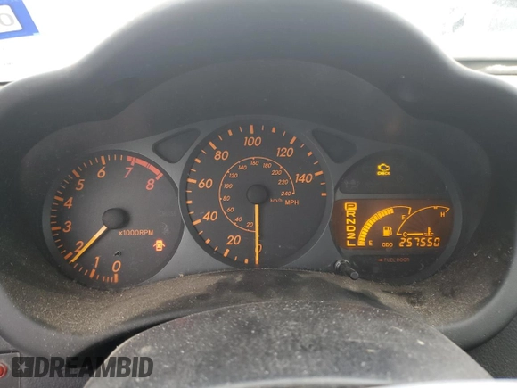 2005 Toyota Celica GT with VIN JTDDR32T750184294, listed as a Copart auction lot 45704105 with 257,550 mi miles and Salvage Title. Bid and sale history available at carsss.com. Image 9.