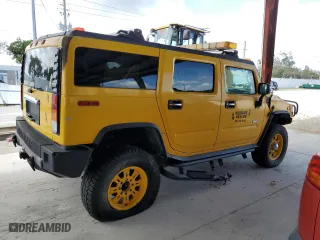 2003 Hummer H2 with VIN 5GRGN23U63H106323, listed as a Copart auction lot 76447054 with 0 mi miles and Clean Title. Bid and sale history available at carsss.com. Image 3.