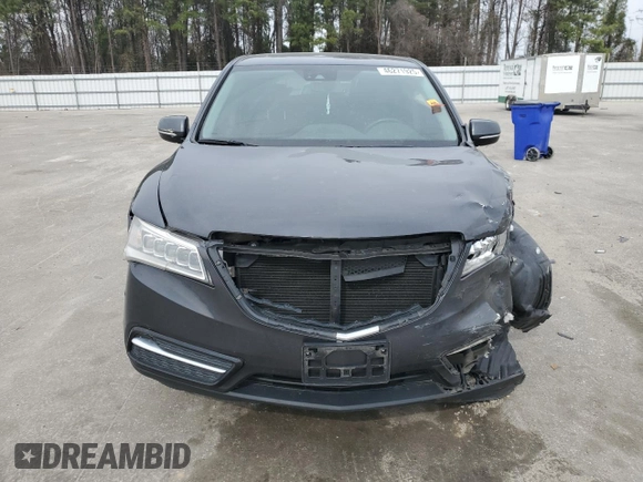 2016 Acura MDX w/Tech with VIN 5FRYD4H41GB055380, listed as a Copart auction lot 46271925 with 113,388 mi miles and Salvage Title. Bid and sale history available at carsss.com. Image 5.