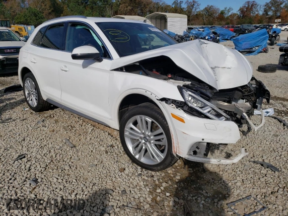 2018 Audi Q5 Premium Plus with VIN WA1BNAFY8J2160317, listed as a Copart auction lot 66857742 with 0 mi miles. Bid and sale history available at carsss.com. Image 1.