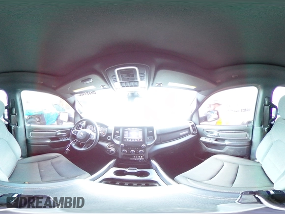 2021 Ram 1500 Big Horn with VIN 1C6SRFFT4MN585412, listed as a Copart auction lot 59391405 with 68,878 mi miles and Salvage title. Bid and sale history available at DreamBid. Image 15.