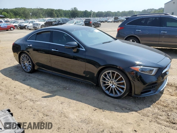 2019 Mercedes-Benz CLS with VIN WDD2J5JB0KA036891, listed as a Copart auction lot 62345224 with 82,404 mi miles and Salvage Title. Bid and sale history available at carsss.com. Image 4.