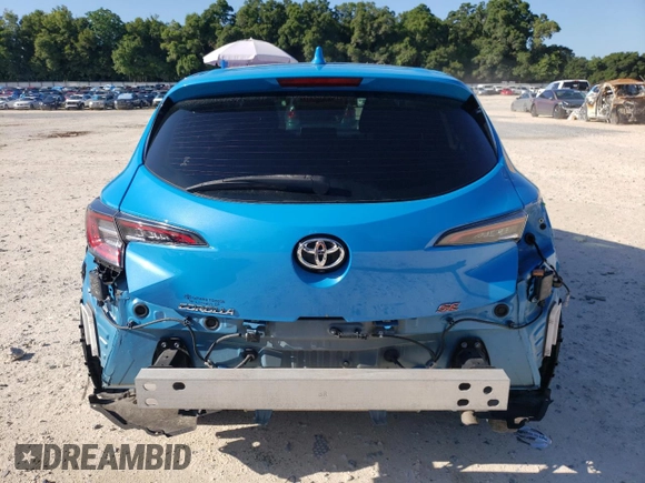 2021 Toyota Corolla Hatchback SE with VIN JTND4MBE5M3135173, listed as a Copart auction lot 60318104 with 55,308 mi miles and Salvage Title. Bid and sale history available at carsss.com. Image 6.