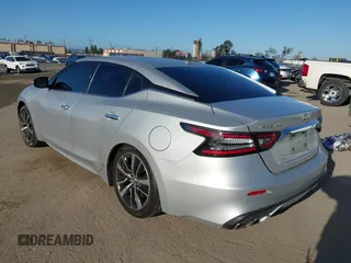 2021 Nissan Maxima SV with VIN 1N4AA6CV7MC512294, listed as a IAAI auction lot 42243607 with 87,803 mi miles and . Bid and sale history available at DreamBid. Image 3.