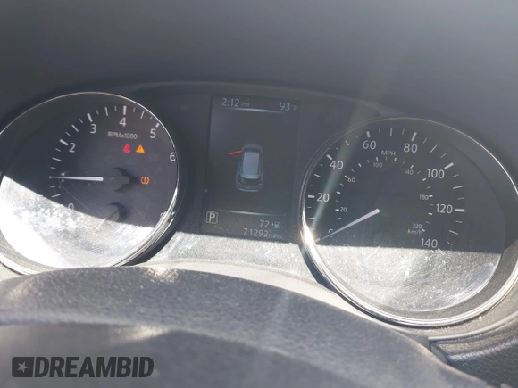 2017 Nissan Rogue SV with VIN KNMAT2MT7HP554571, listed as a IAAI auction lot 42543238 with 71,292 mi miles and . Bid and sale history available at DreamBid. Image 7.