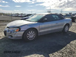 2006 Chrysler Sebring with VIN 1C3EL45X76N102955, listed as a Copart auction lot 50058875 with 126,887 mi miles and Salvage Title. Bid and sale history available at DreamBid. Image 1.