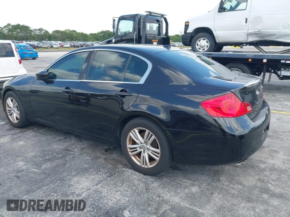 2013 Infiniti G37 Sedan Journey with VIN JN1CV6AP9DM711338, listed as a IAAI auction lot 42113221 with 153,049 mi miles. Bid and sale history available at carsss.com. Image 3.