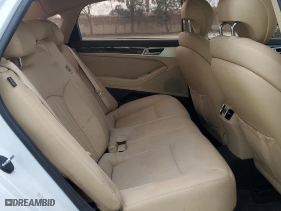 2017 Genesis G80 3.8L with VIN KMHGN4JEXHU177883, listed as a Copart auction lot 44799975 with 57,381 mi miles and Salvage Title. Bid and sale history available at carsss.com. Image 10.