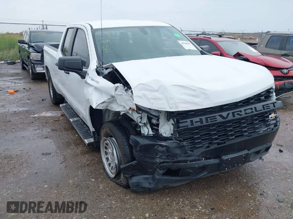 2020 Chevrolet Silverado 1500 Work Truck with VIN 1GCRWAEF6LZ138831, listed as a IAAI auction lot 40260659 with 40,444 mi miles and . Bid and sale history available at DreamBid. Image 1.