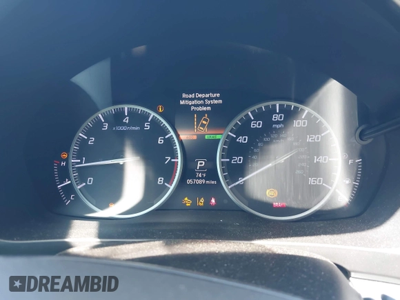 2019 Acura ILX Premium with VIN 19UDE2F7XKA012125, listed as a IAAI auction lot 42006315 with 57,089 mi miles and . Bid and sale history available at DreamBid. Image 7.