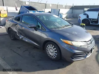 2015 Honda Civic Coupe LX with VIN 2HGFG3B56FH530995, listed as a IAAI auction lot 41278533 with 122,945 mi miles. Bid and sale history available at carsss.com. Image 1.