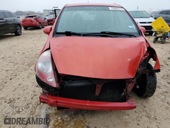 2008 Honda Fit with VIN JHMGD38488S020748, listed as a Copart auction lot 43005215 with 187,322 mi miles and Salvage Title. Bid and sale history available at carsss.com. Image 5.
