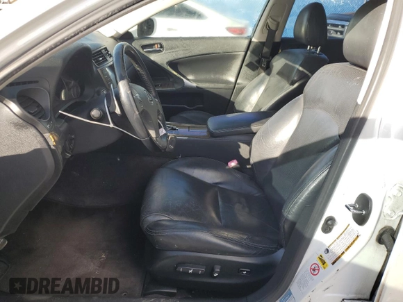2010 Lexus IS 350 with VIN JTHBE5C24A2017439, listed as a Copart auction lot 85369904 with 157,074 mi miles and Salvage title. Bid and sale history available at DreamBid. Image 7.