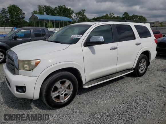 2008 Toyota Sequoia Limited with VIN 5TDZY68A48S008885, listed as a Copart auction lot 55117445 with 344,805 mi miles and Clean Title. Bid and sale history available at DreamBid. Image 1.