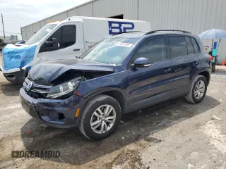 2016 Volkswagen Tiguan S with VIN WVGAV7AX7GW606280, listed as a Copart auction lot 62491995 with 69,838 mi miles and Salvage title. Bid and sale history available at DreamBid. Image 1.