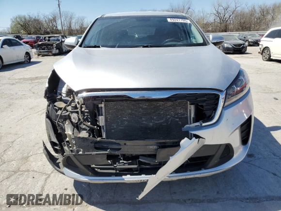 2020 Kia Sorento LX V6 with VIN 5XYPG4A55LG627108, listed as a Copart auction lot 49241195 with 226,504 mi miles and Salvage Title. Bid and sale history available at carsss.com. Image 5.