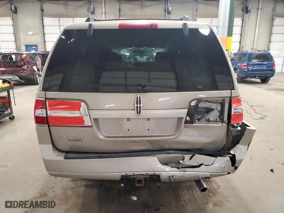 2007 Lincoln Navigator L with VIN 5LMFL28557LJ24912, listed as a Copart auction lot 50890425 with 145,135 mi miles and Salvage Title. Bid and sale history available at carsss.com. Image 6.