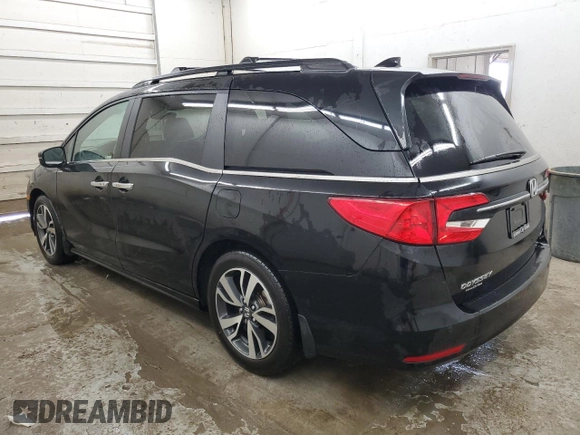 2022 Honda Odyssey Touring with VIN 5FNRL6H88NB051038, listed as a Copart auction lot 56995315 with 108,534 mi miles and Salvage title. Bid and sale history available at DreamBid. Image 2.