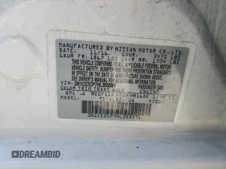 2017 Nissan Note S Plus with VIN 3N1CE2CP7HL355591, listed as a Copart auction lot 47341405 with 56,152 mi miles and Salvage title. Bid and sale history available at DreamBid. Image 13.