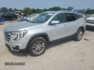 2022 GMC Terrain SLT with VIN 3GKALVEV4NL114806, listed as a Copart auction lot 59221535 with 70,859 mi miles and Salvage title. Bid and sale history available at DreamBid. Image 1.