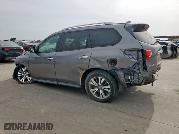2020 Nissan Pathfinder SL with VIN 5N1DR2CN7LC601365, listed as a Copart auction lot 57273725 with 44,503 mi miles and Salvage title. Bid and sale history available at DreamBid. Image 2.