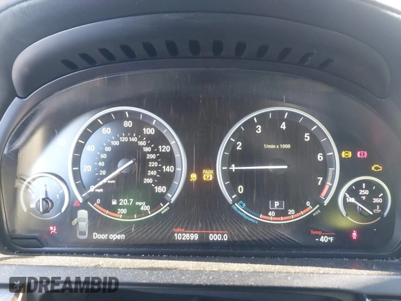 2014 BMW 7 Series 740Li xDrive with VIN WBAYF4C57ED282182, listed as a IAAI auction lot 41324877 with 102,699 mi miles. Bid and sale history available at carsss.com. Image 7.