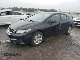2013 Honda Civic LX z VIN 19XFB2F54DE228776, wystawiony jako Copart lot #59305805 z przebiegiem 136 022 mil mil oraz Szkoda całkowita • Salvage title. Historia ofert i sprzedaży dostępna na DreamBid. Obrazek 1.