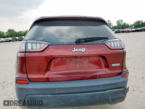 2020 Jeep Cherokee Latitude with VIN 1C4PJLCBXLD548174, listed as a Copart auction lot 53548805 with 90,578 mi miles and Salvage title. Bid and sale history available at DreamBid. Image 6.