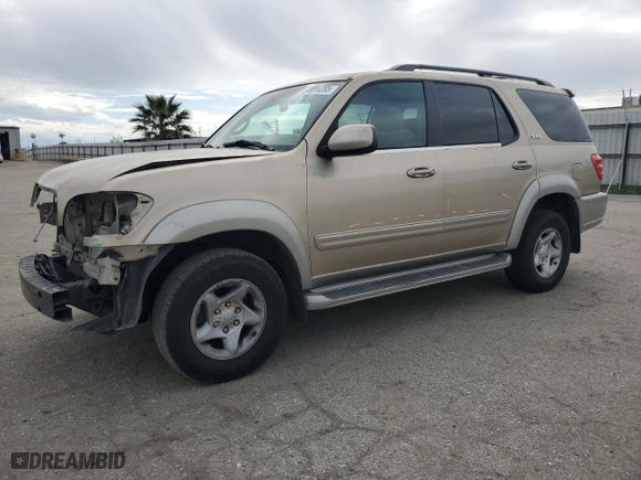 2002 Toyota Sequoia SR5 with VIN 5TDZT34A62S097241, listed as a Copart auction lot 48896285 with 245,591 mi miles and Salvage Title. Bid and sale history available at carsss.com. Image 1.