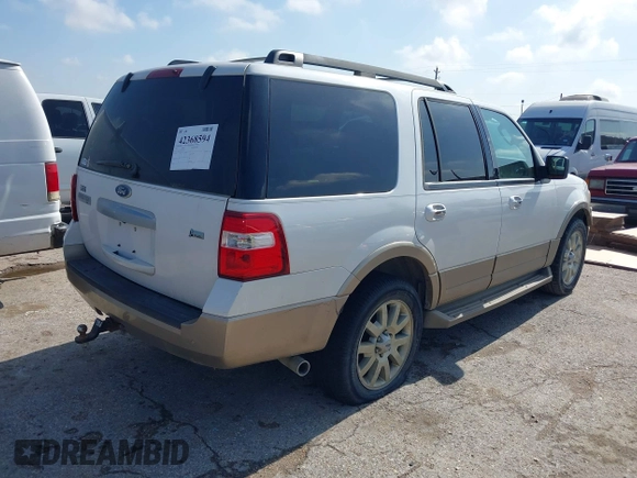 2011 Ford Expedition XLT with VIN 1FMJU1H55BEF13437, listed as a IAAI auction lot 42368594 with 177,150 mi miles and . Bid and sale history available at DreamBid. Image 4.