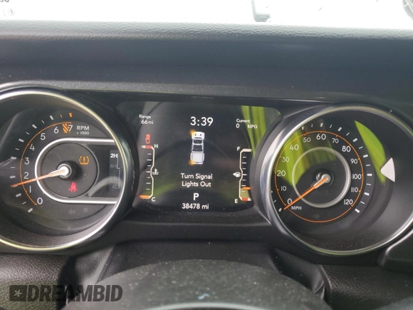 2022 Jeep Gladiator Texas Trail with VIN 1C6HJTAGXNL126523, listed as a Copart auction lot 50985915 with 38,478 mi miles and Salvage Title. Bid and sale history available at DreamBid. Image 9.