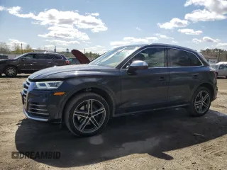 2020 Audi SQ5 Premium Plus with VIN WA1B4AFY3L2016244, listed as a Copart auction lot 51768275 with 30,084 mi miles and Salvage title. Bid and sale history available at DreamBid. Image 1.