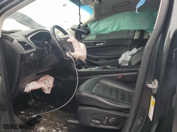 2015 Ford Edge SEL with VIN 2FMTK4J92FBC38673, listed as a Copart auction lot 44135445 with 89,855 mi miles and Salvage Title. Bid and sale history available at carsss.com. Image 7.