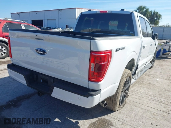 2023 Ford F-150 XL with VIN 1FTEW1C57PFC48190, listed as a IAAI auction lot 41696009 with 34,776 mi miles and . Bid and sale history available at DreamBid. Image 4.
