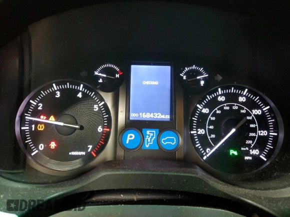 2013 Lexus GX 460 with VIN JTJBM7FX4D5050920, listed as a Copart auction lot 53228055 with 168,432 mi miles and Salvage Title. Bid and sale history available at DreamBid. Image 9.