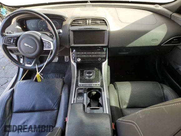 2018 Jaguar XE with VIN SAJAM4FV0JCP19219, listed as a Copart auction lot 77487624 with 44,200 mi miles and Salvage Title. Bid and sale history available at DreamBid. Image 8.