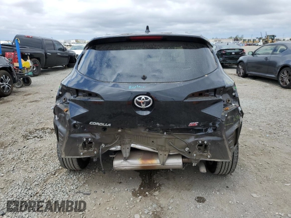 2022 Toyota Corolla SE with VIN JTND4MBE8N3155502, listed as a Copart auction lot 54610225 with 57,094 mi miles and Salvage Title. Bid and sale history available at DreamBid. Image 6.