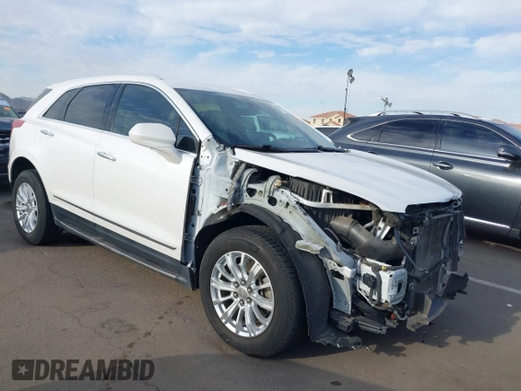 2019 Cadillac XT5 FWD with VIN 1GYKNARS1KZ135419, listed as a IAAI auction lot 41860022 with 63,395 mi miles and . Bid and sale history available at DreamBid. Image 1.