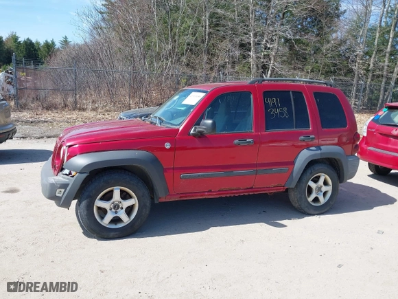 2007 Jeep Liberty Sport with VIN 1J4GL48K67W646261, listed as a IAAI auction lot 41913458 with 204,553 mi miles. Bid and sale history available at carsss.com. Image 14.