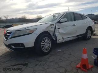2013 Honda Crosstour EX-L with VIN 5J6TF3H57DL004543, listed as a Copart auction lot 45422815 with 195,717 mi miles and Salvage Title. Bid and sale history available at carsss.com. Image 1.