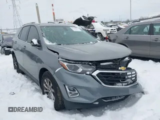 2018 Chevrolet Equinox LT z VIN 3GNAXJEV9JL105478, wystawiony jako IAAI lot #41250477 z przebiegiem 108 448 mil mil oraz . Historia ofert i sprzedaży dostępna na DreamBid. Obrazek 1.