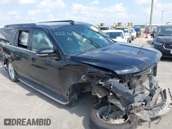 2021 Ford Expedition Max XLT z VIN 1FMJK1HT7MEA33522, wystawiony jako IAAI lot #42234534 z przebiegiem 124 820 mil mil oraz . Historia ofert i sprzedaży dostępna na DreamBid. Obrazek 1.